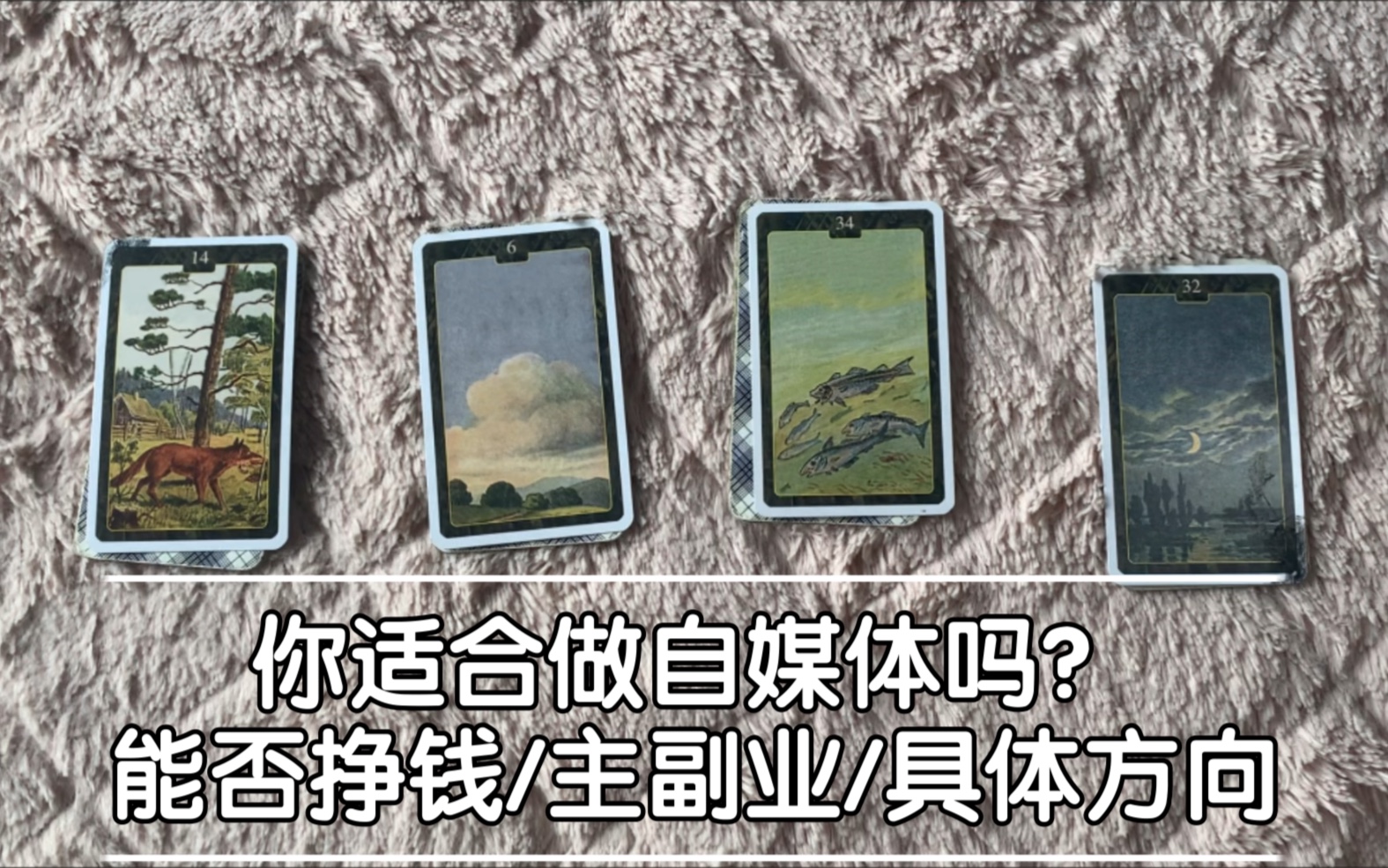 【兔子洞塔罗】你适合搞自媒体吗?方向/财运/主副业建议哔哩哔哩bilibili