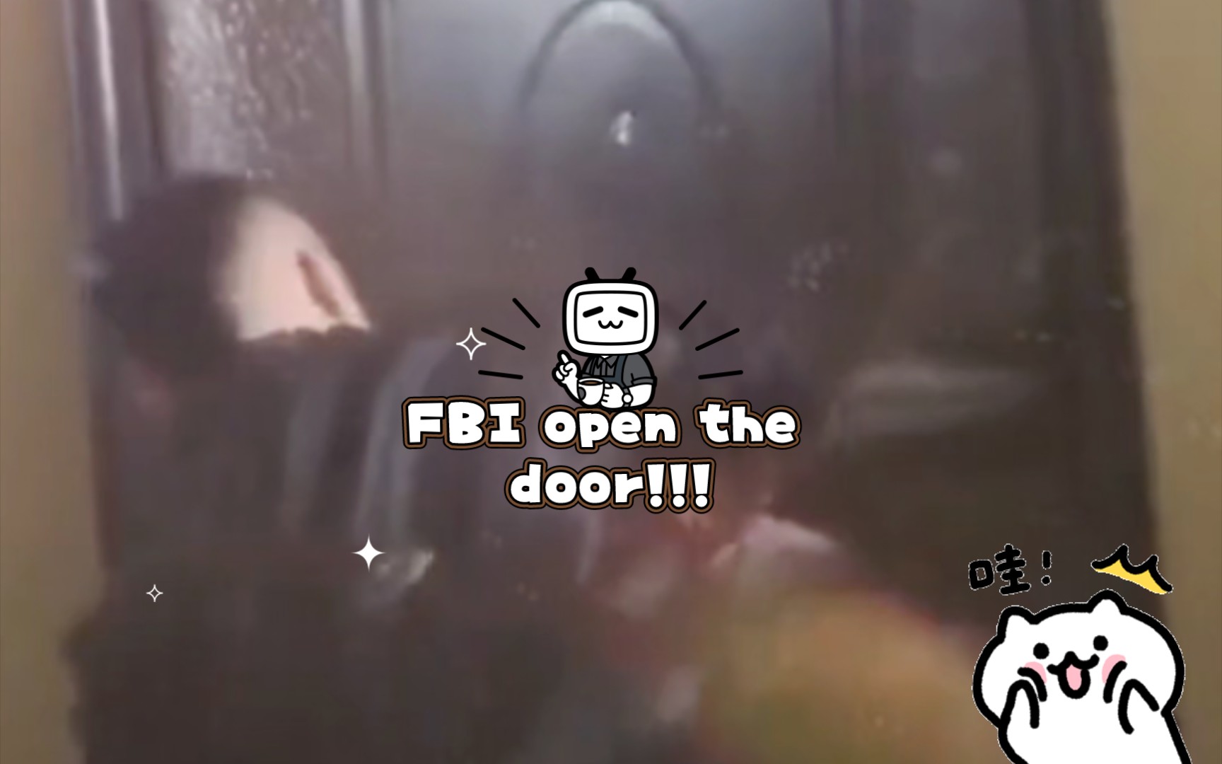open the door表情包图片