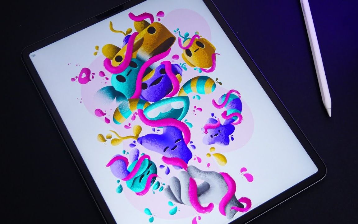ipad绘画涂鸦插画procreate绘画过程