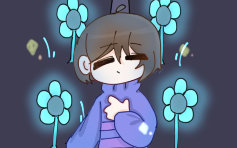 【绘画过程/ut】福与回音花