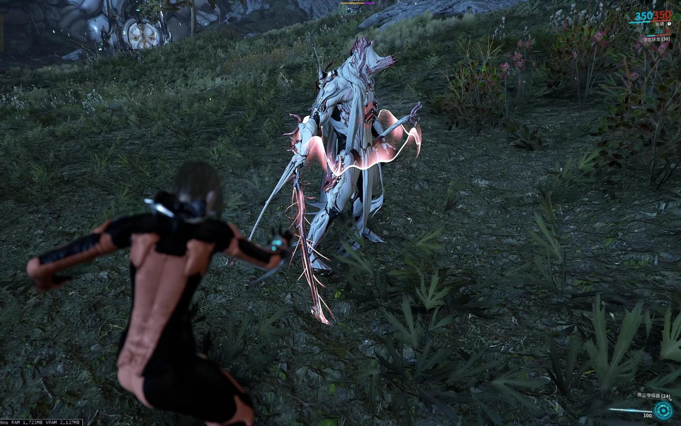 【warframe星际战甲】暗影圣剑粉白配色,超爱