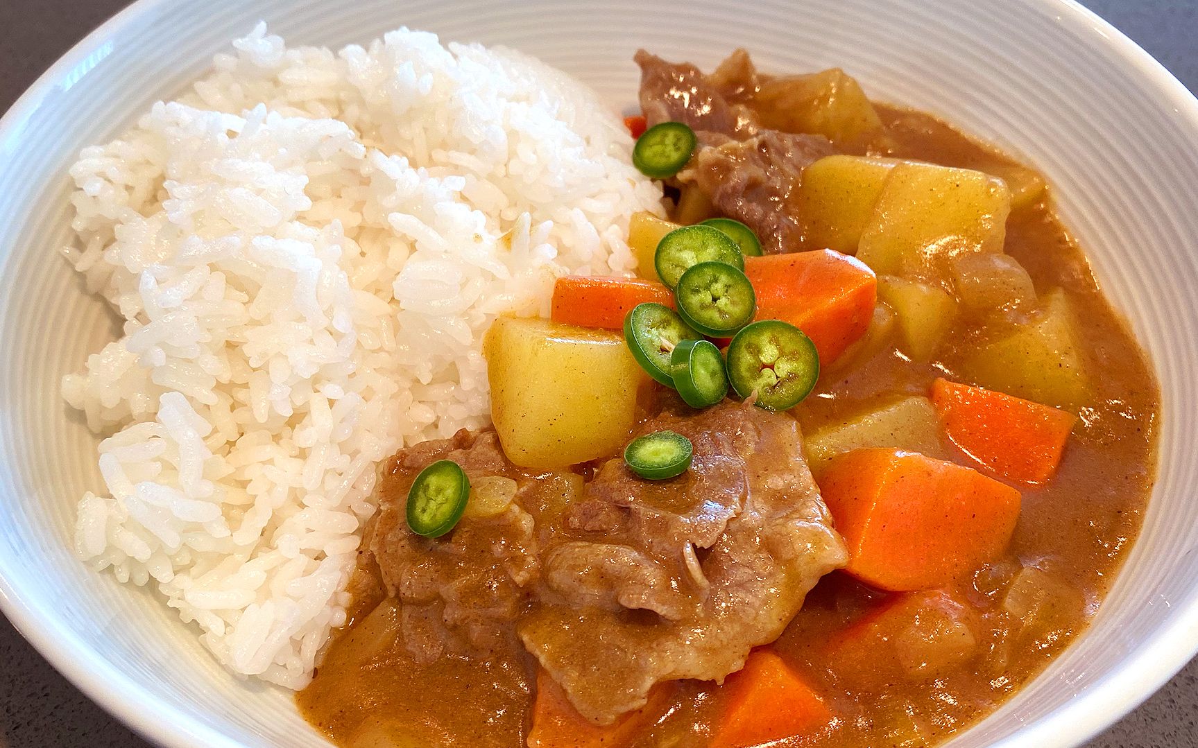 肥牛咖喱饭 japanese beef curry