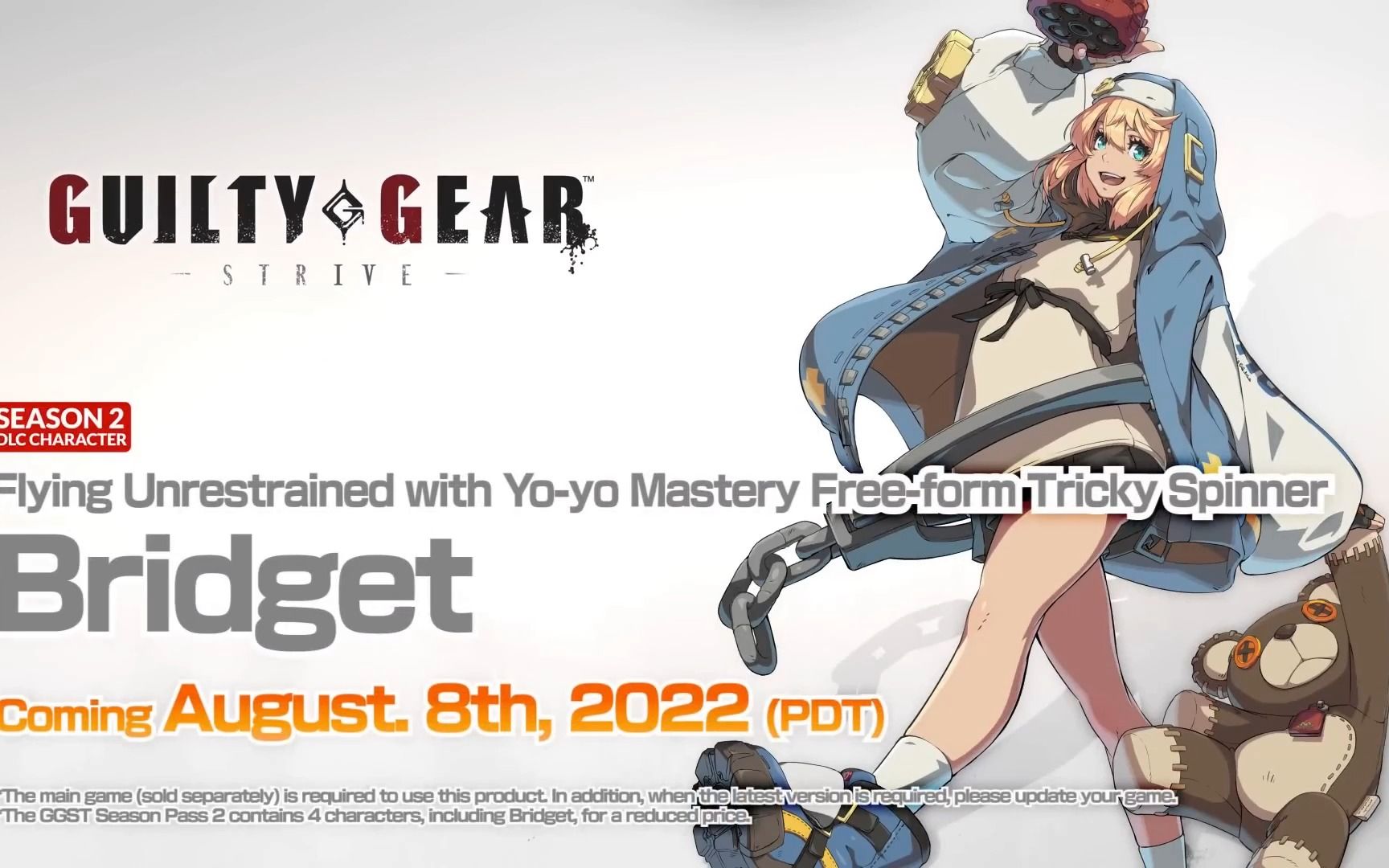 《罪恶装备:斗争》guilty gear -strive- 悠悠球高手布里吉特公布预告