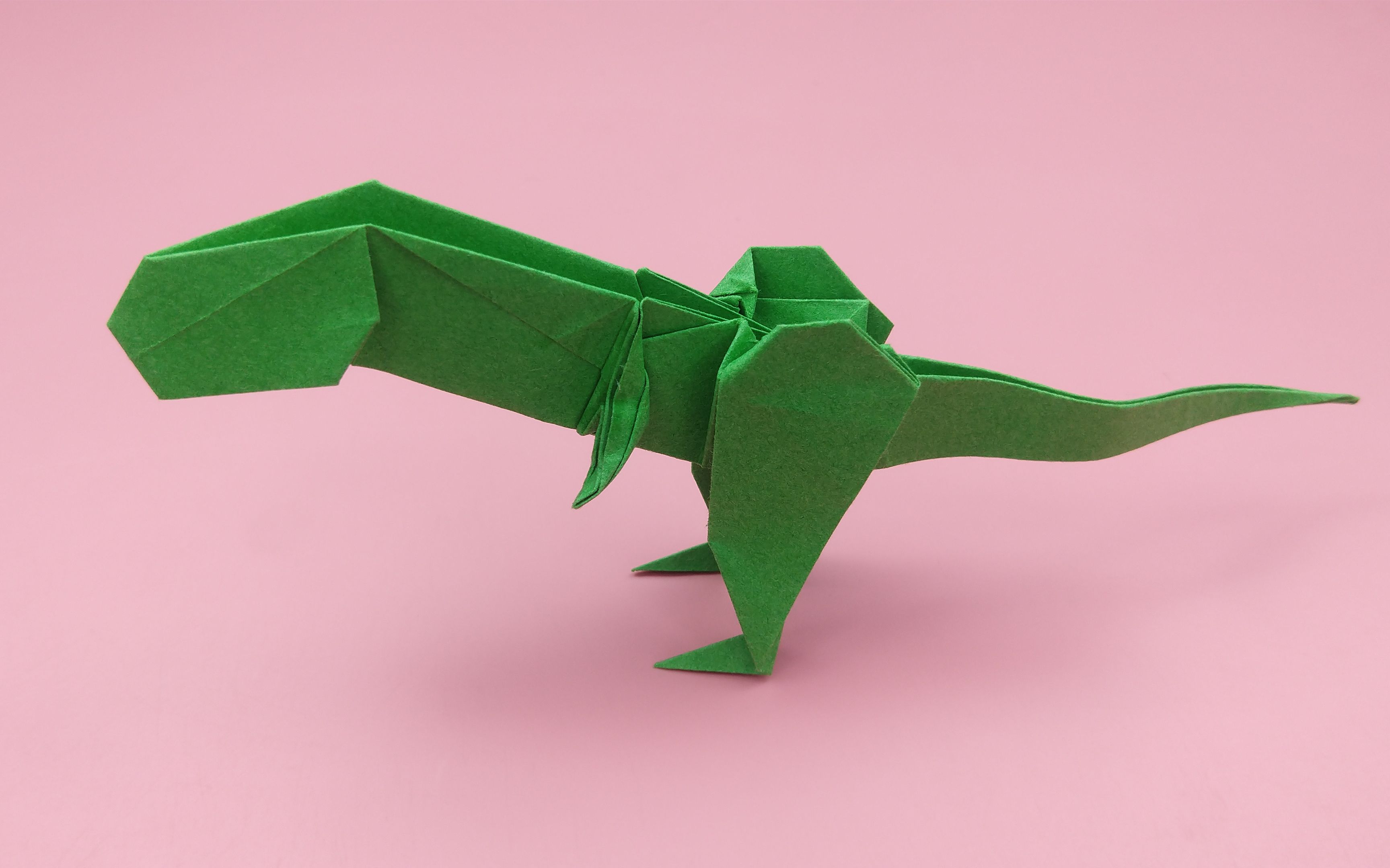 折纸恐龙 立体复杂图片