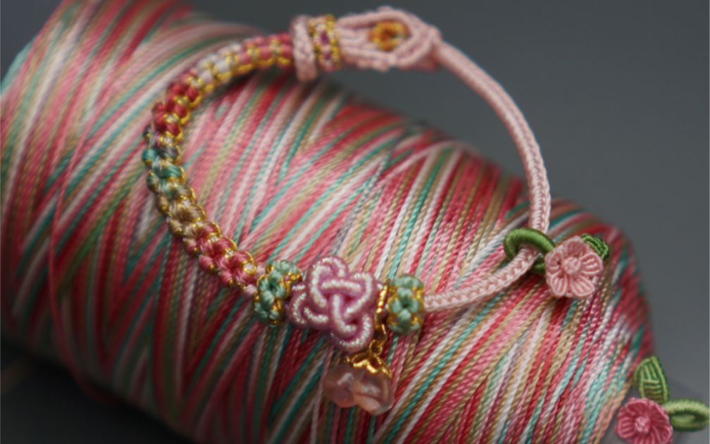 手工编绳|春日系列91桃花结94桂花结-么名字的姐姐-默认收藏夹