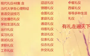 Video herunterladen: 现代礼仪48集 共(48集）