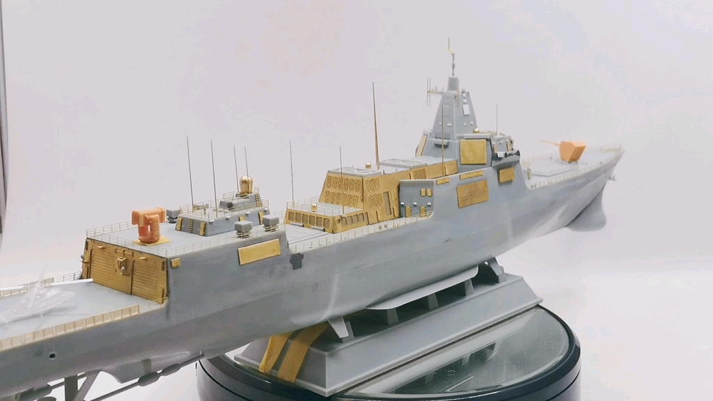现代战舰055改模型图片