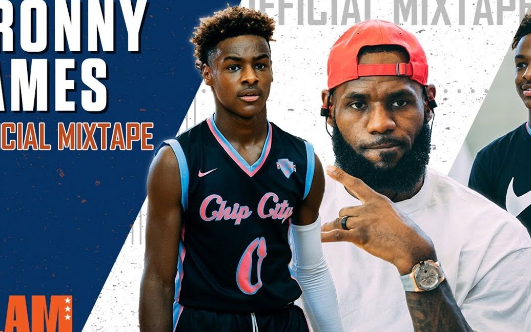 詹姆斯大儿子布朗尼扣篮秀!