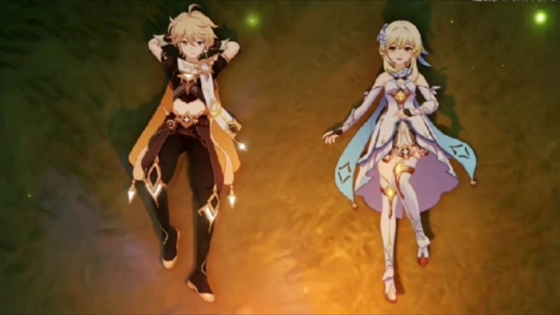 舞台三原色背景(原神空荧双子)