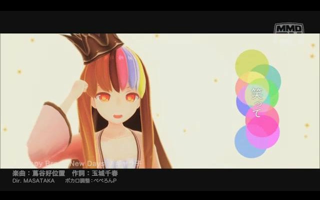 [图]【ギャラ子】 「Happy Brand New Days」MMD PV