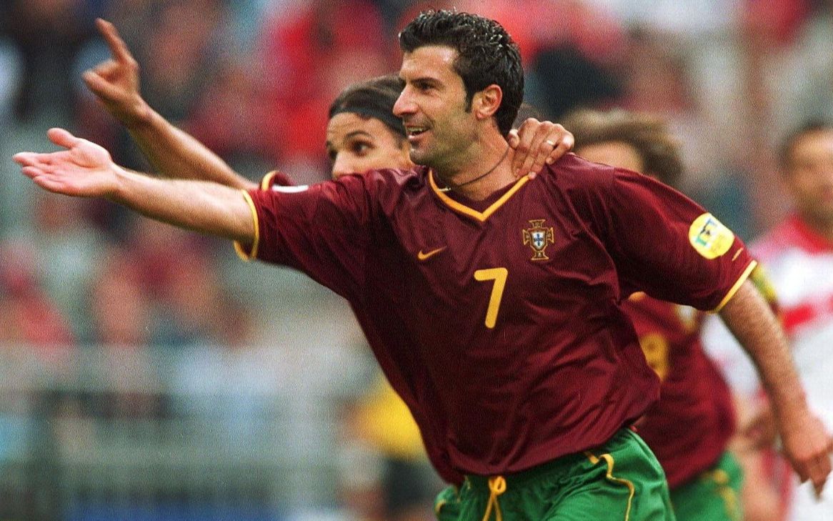 2000年欧洲杯葡萄牙3-2英格兰,贝克汉姆助攻,菲戈世界波_哔哩哔哩