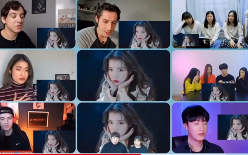 【IU】reaction (3P)多人观看反应视频哔哩哔哩bilibili