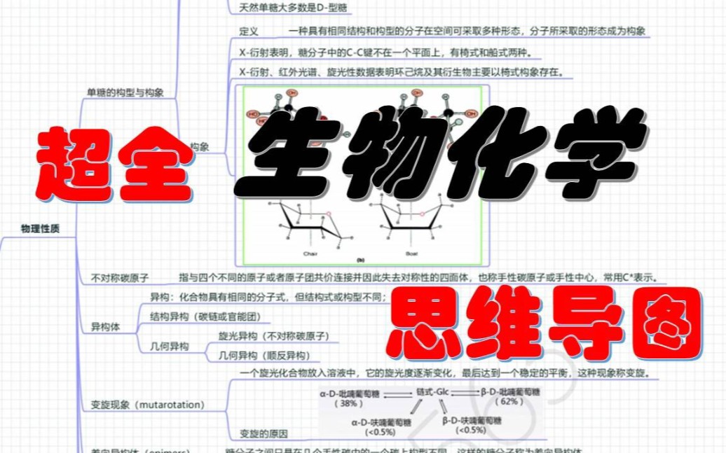 超全的生物化学思维导图!!!哔哩哔哩bilibili