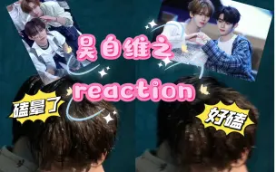 下载视频: 【昊自维之reaction】第一次磕这对 老天爷这也太甜了吧