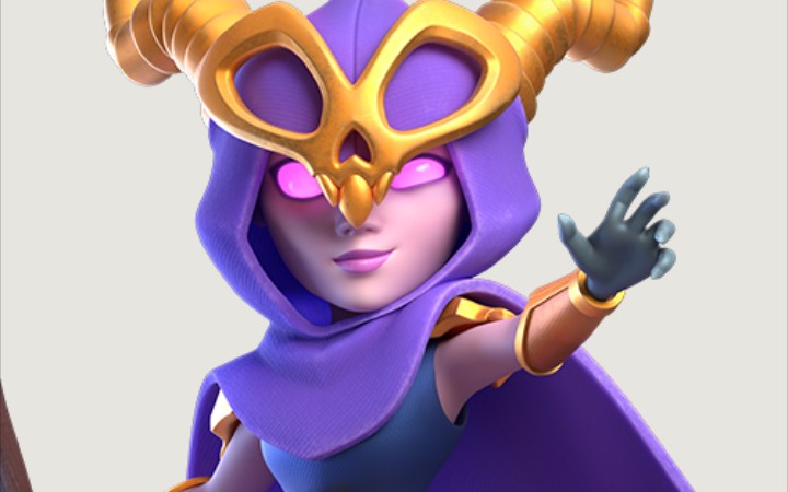 部落冲突14本超级女巫一字划