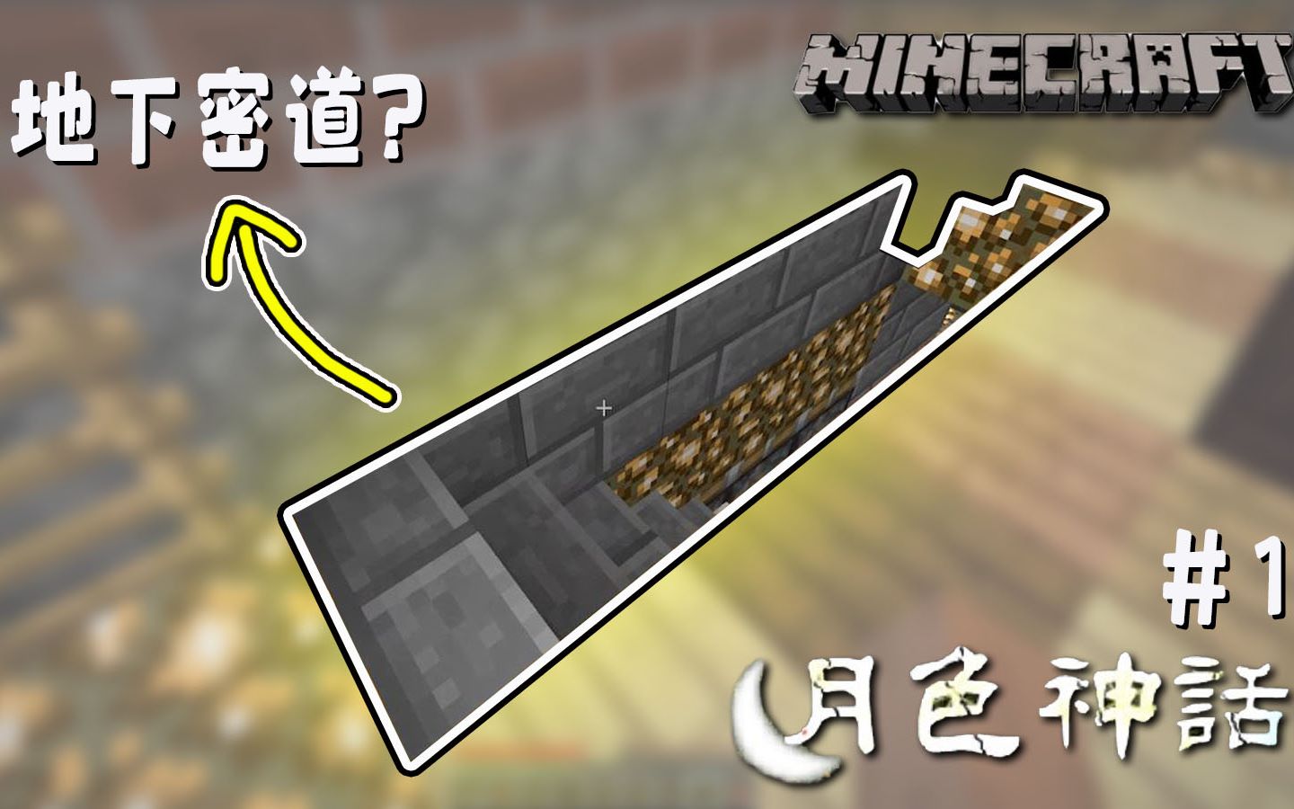 [图]Minecraft 这个人的家里居然有这种密道？底下究竟暗藏什么玄机？丨月色神话 #1