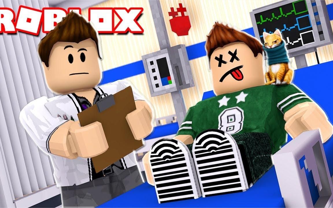 Roblox医生诊所模拟器:搞笑主题医院!双点医院大作战!小格解说游戏解说