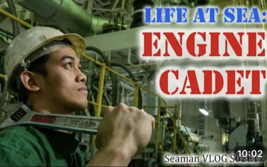 一位engine cadet在海上的生活【搬运视频】