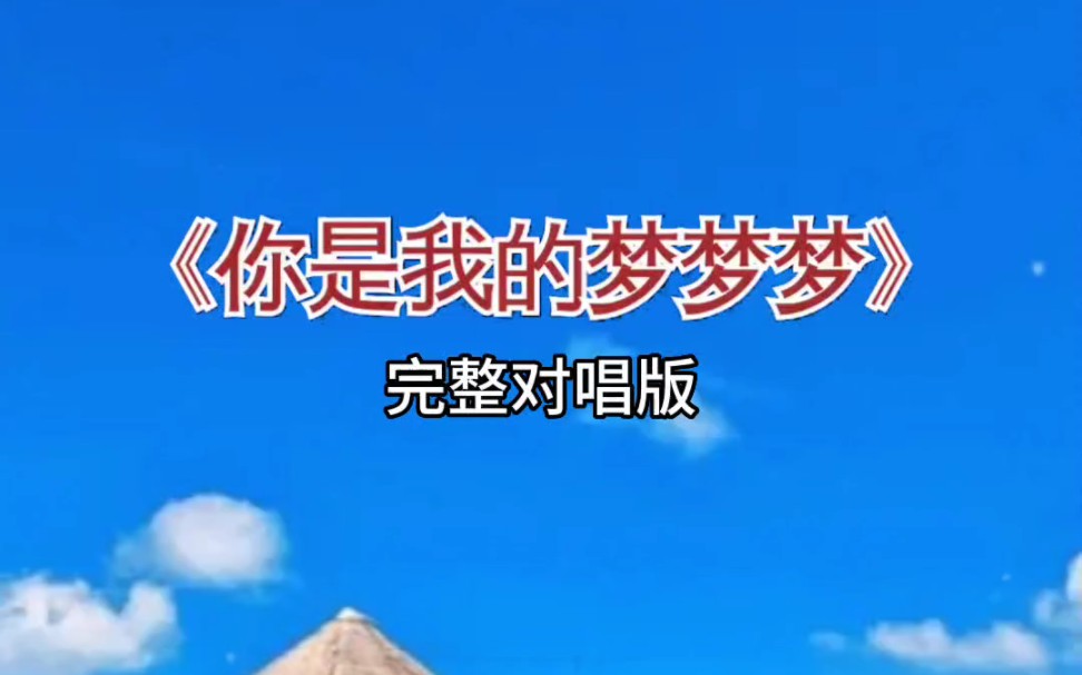 你是我的梦梦梦