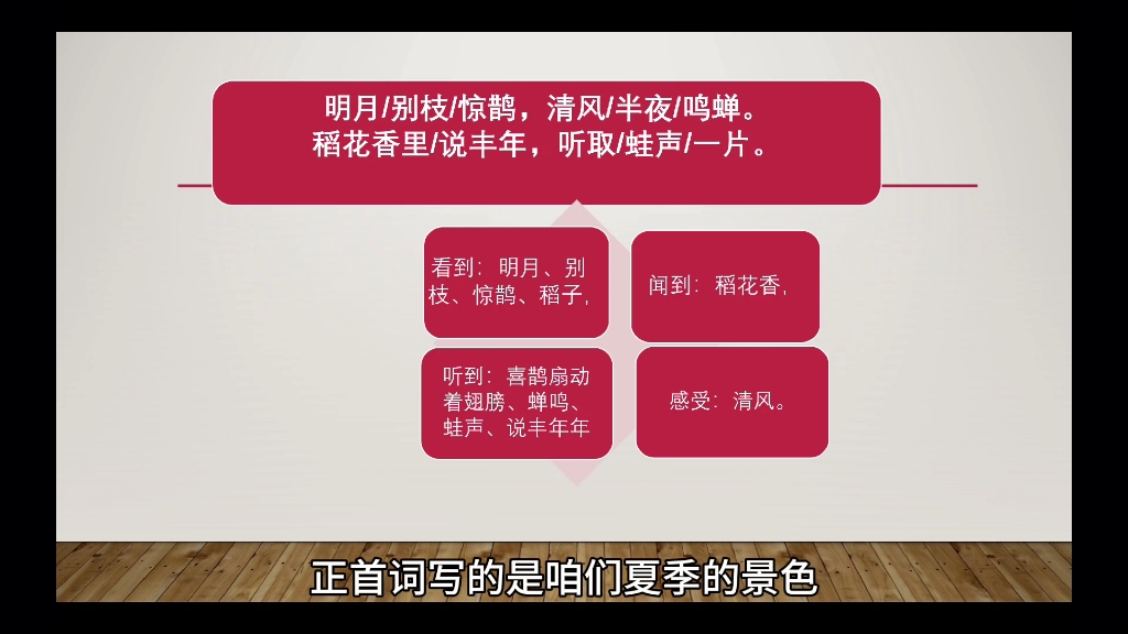 六年级上第一单元古诗三首《西江月.夜行黄沙道中》古诗词讲解哔哩哔哩bilibili