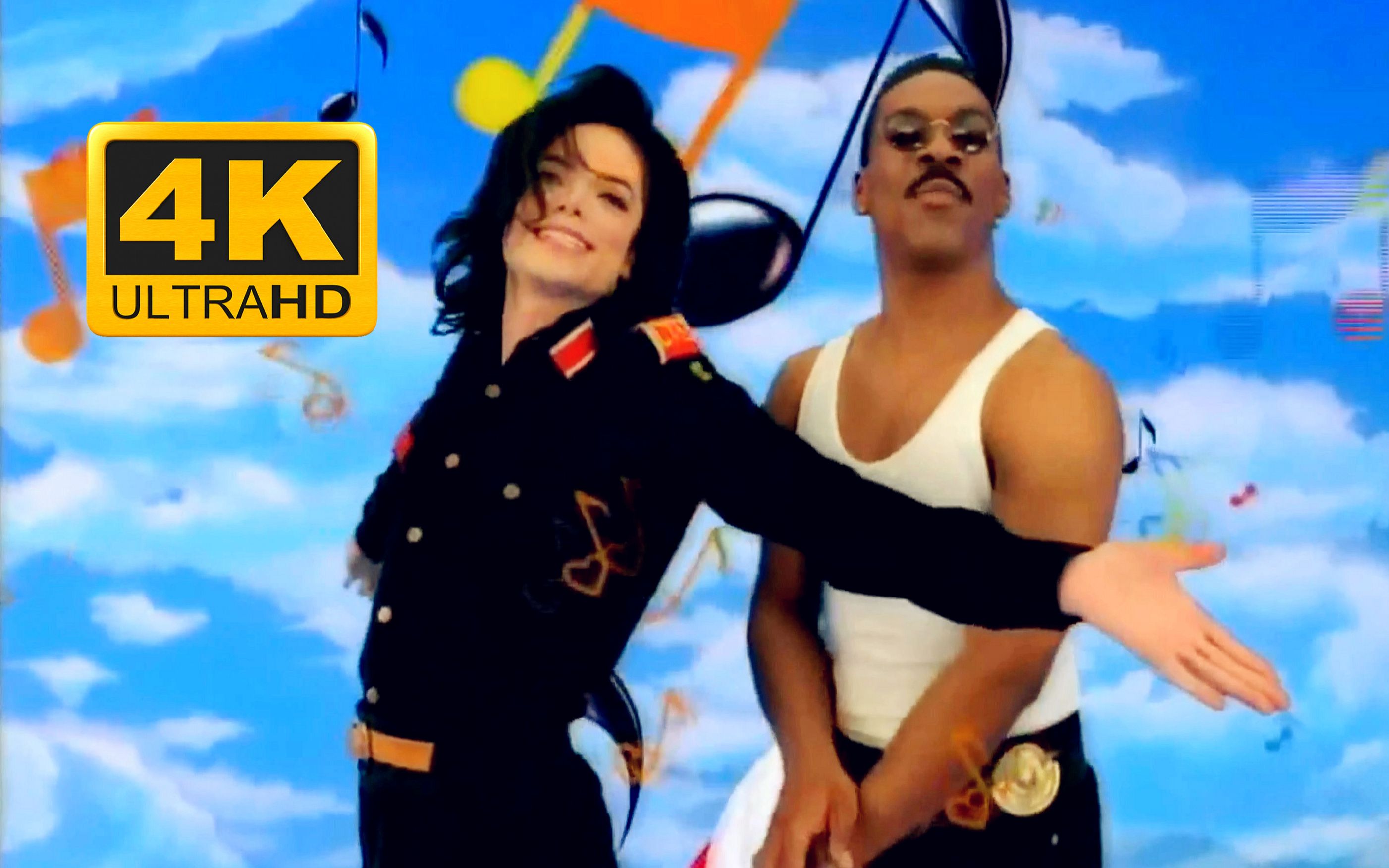 活动  【4k】迈克尔·杰克逊&艾迪·墨菲《whatzupwitu》1993年mv ai