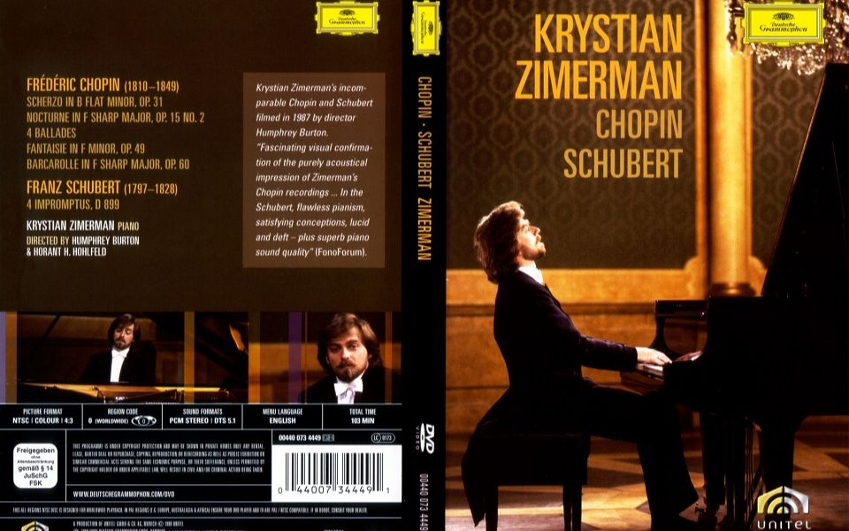 克里斯蒂安ⷮŠ齐默尔曼Krystian Zimerman  Chopin, Schubert哔哩哔哩bilibili