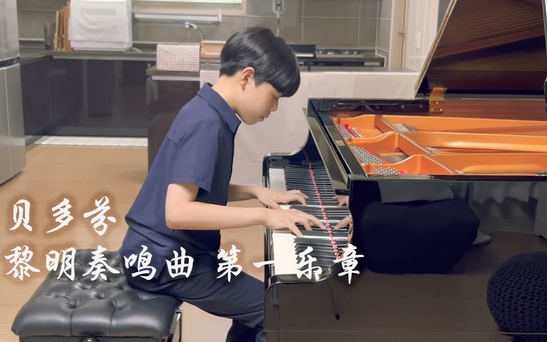 [图]【贝多芬-黎明奏鸣曲 第一乐章】钢琴改编 Jichan Park