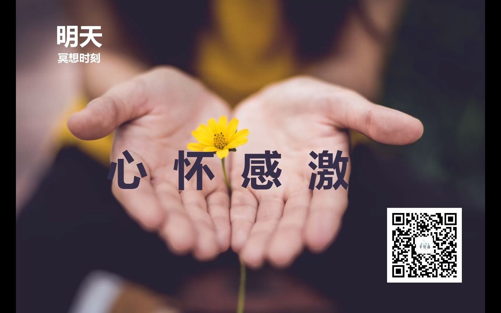 活动  【冥想入门】心怀感激