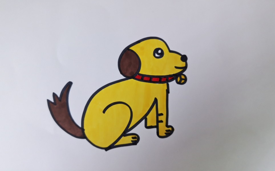 儿童简笔画 #亲子简笔画 #育儿简笔画 #简笔画 #小狗简笔画