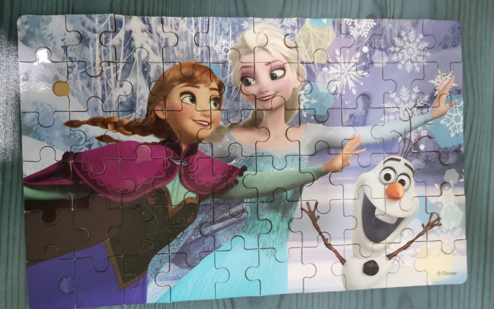 冰雪奇缘拼图 B站