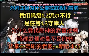 Download Video: 摸鱼的傲雪看外网主播分析游戏流水 鸣潮出大问题了吗？等1.3 不行等1.4 还不行等2.0 总会好起来的，这集更是拐原最糖的一集。