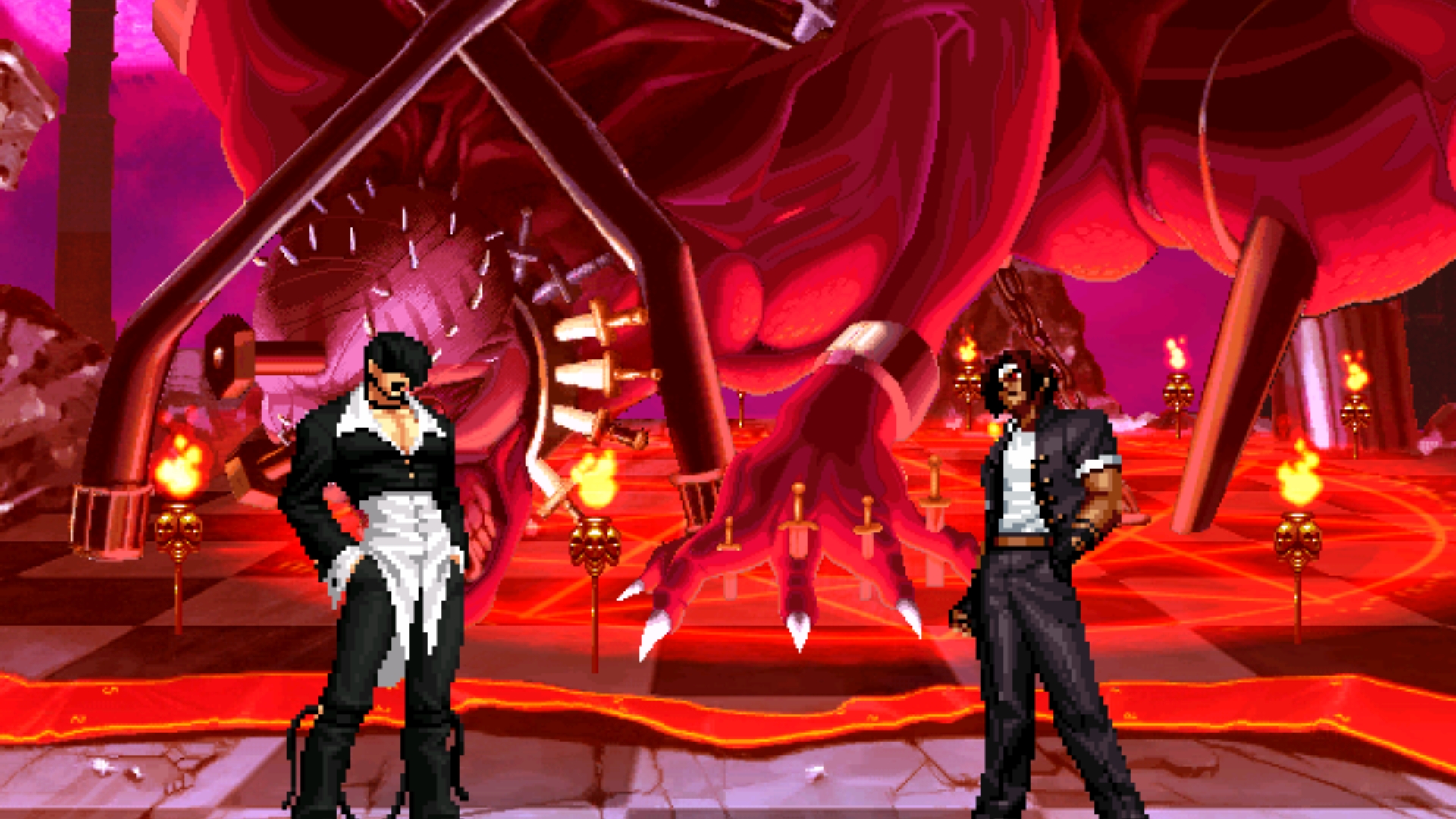 克隆八神(clone ioirl) vs max氏草薙