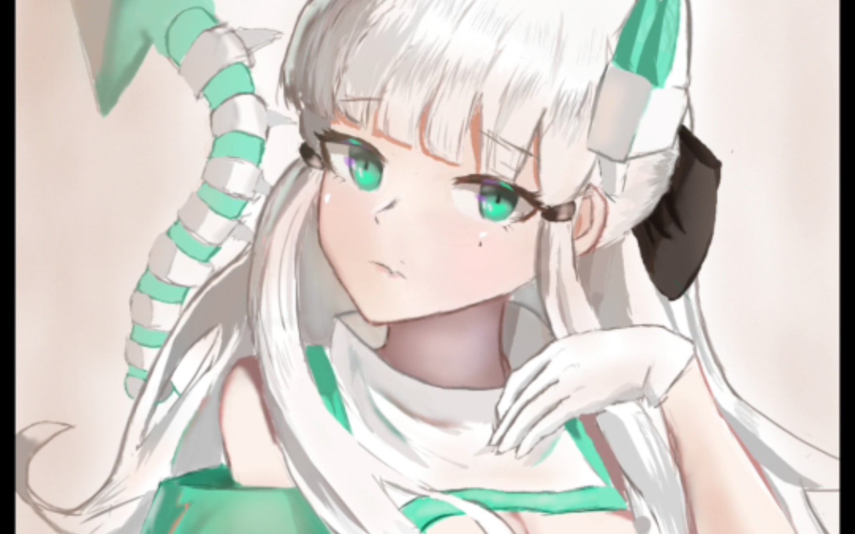 这个该死的画渣还是忘不了他的指绘(自创少女前线战术人形ak12u概念图