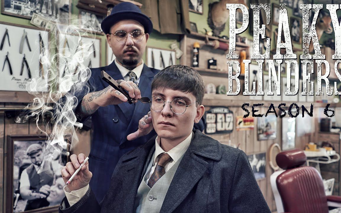 【BARBER】托马斯谢尔比 第六季发型  Thomas Shelby Haircut  SEASON 6 of PEAKY BLINDERS哔哩哔哩bilibili