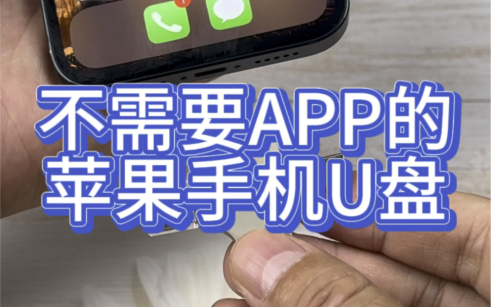 不需要专门app的苹果U盘哔哩哔哩bilibili