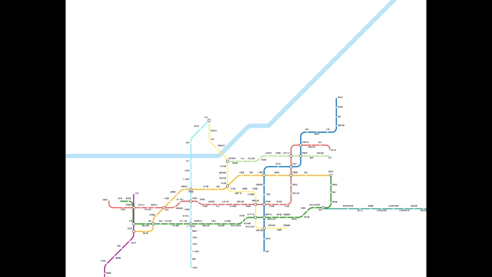 济南地铁2028+规划图哔哩哔哩bilibili