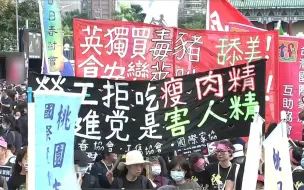 Download Video: 台湾最大规模“秋斗”，数万人上街抗议，能冲击蔡英文施政吗？