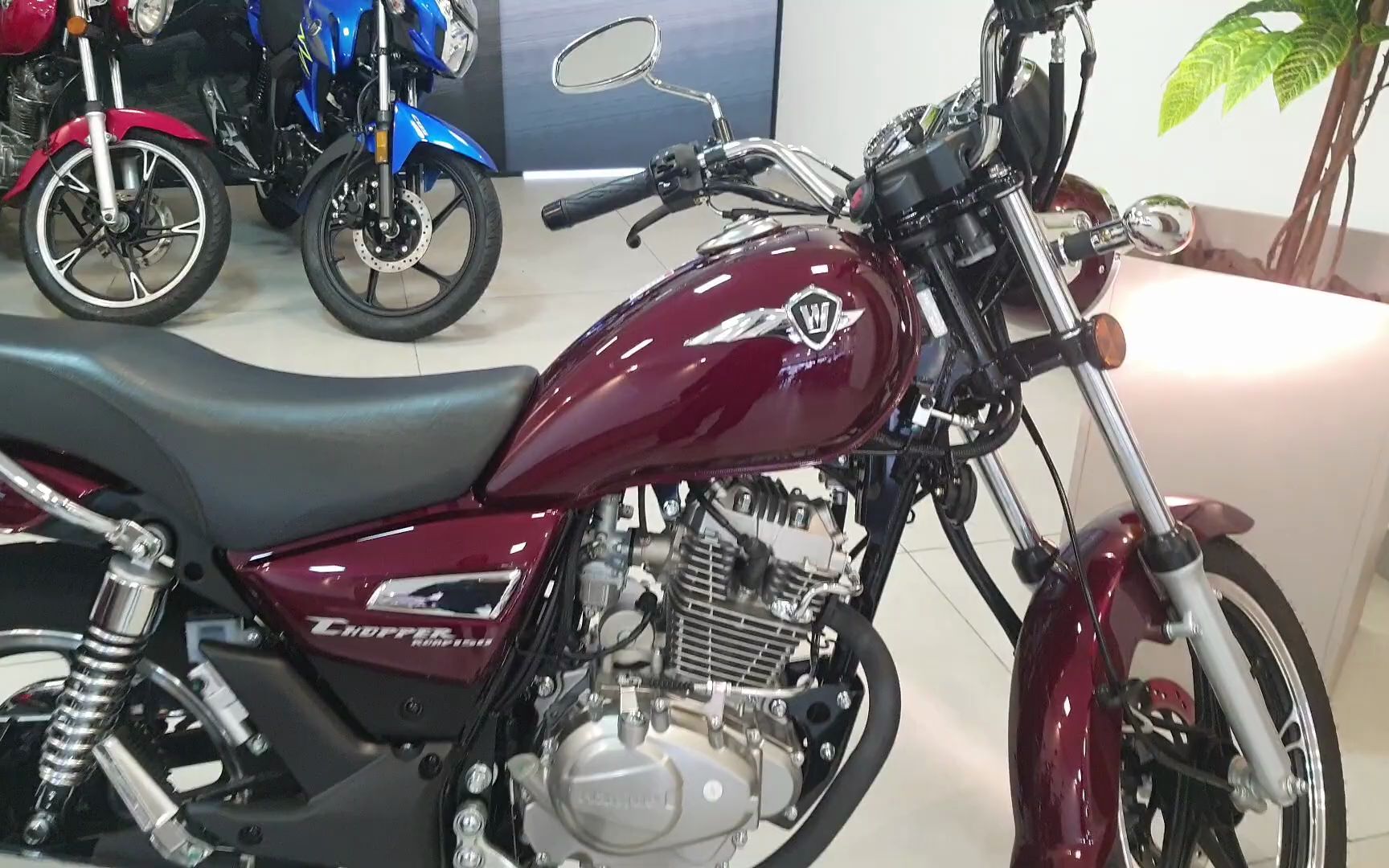 haojue chopper road 150 豪爵海外版寶逸150 前後碟剎 cbs