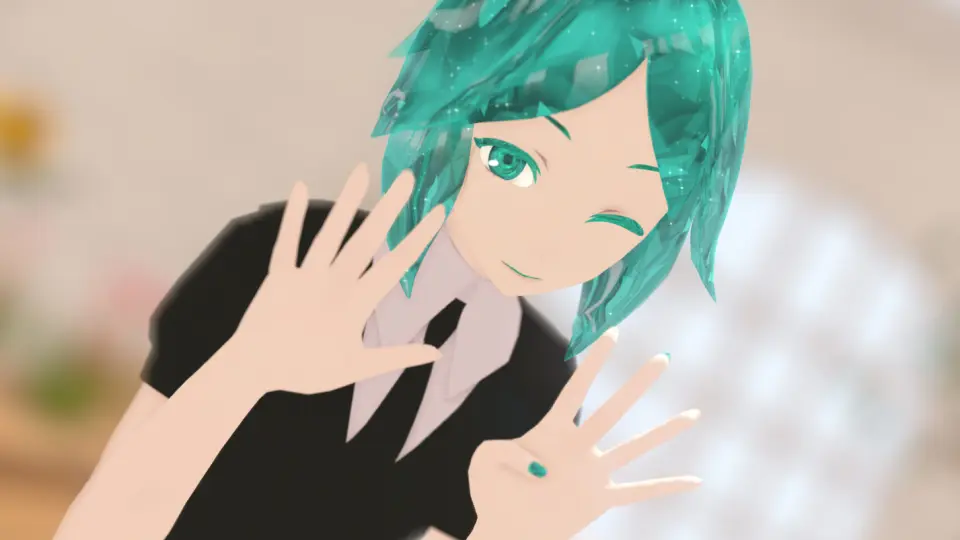 【宝石之国MMD】45秒里磷叶石可以变得更可爱！（45秒可以做些 