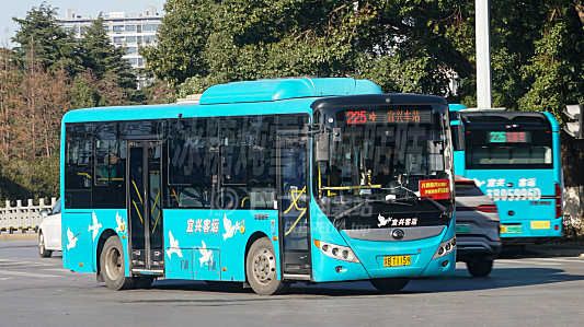 [司机中途停车打电话]宜兴225路全程POV（漕桥-宜兴车站）