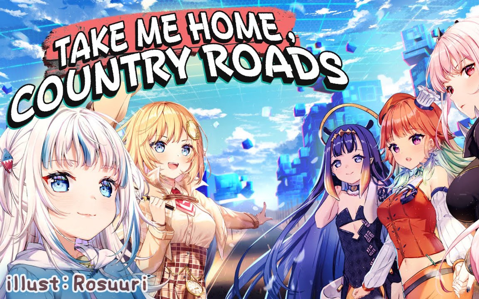 [图]【翻唱】Take Me Home,Country Roads（Covered by hololive English Myth）