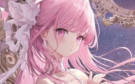 易次元粉发少女