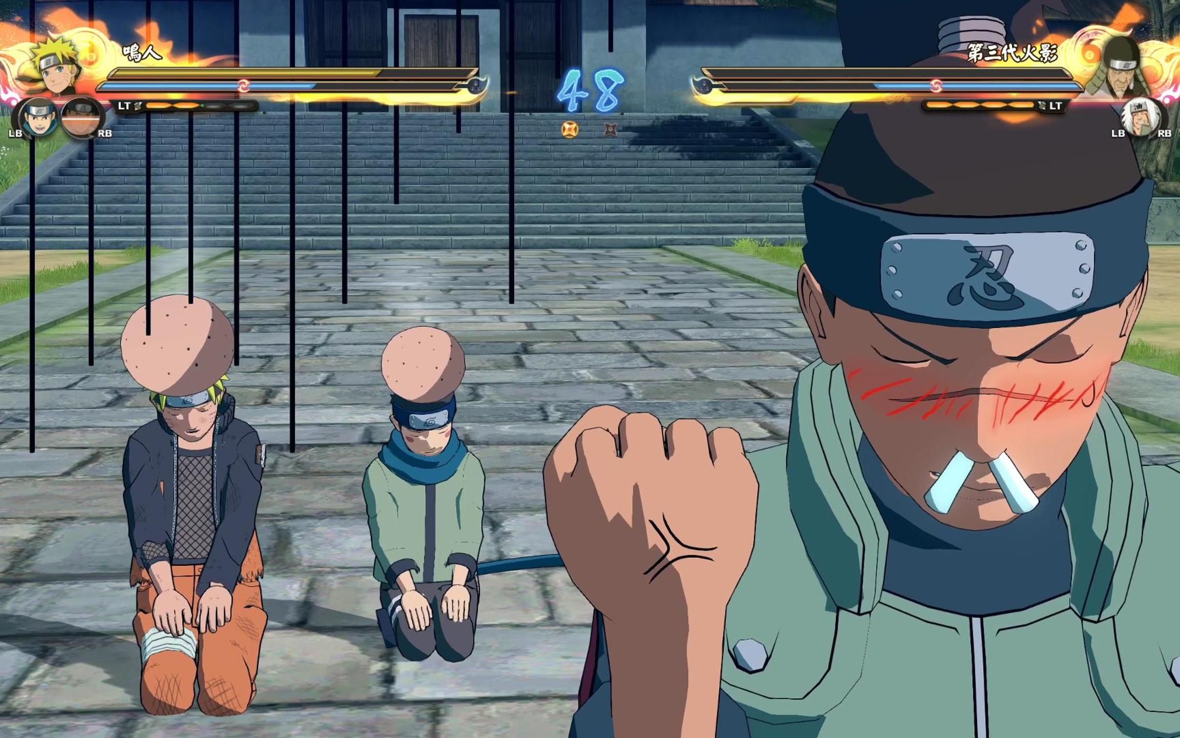 火影忍者究极风暴4 鸣人木叶丸伊鲁卡联手奥义-忍者学校的问题儿童