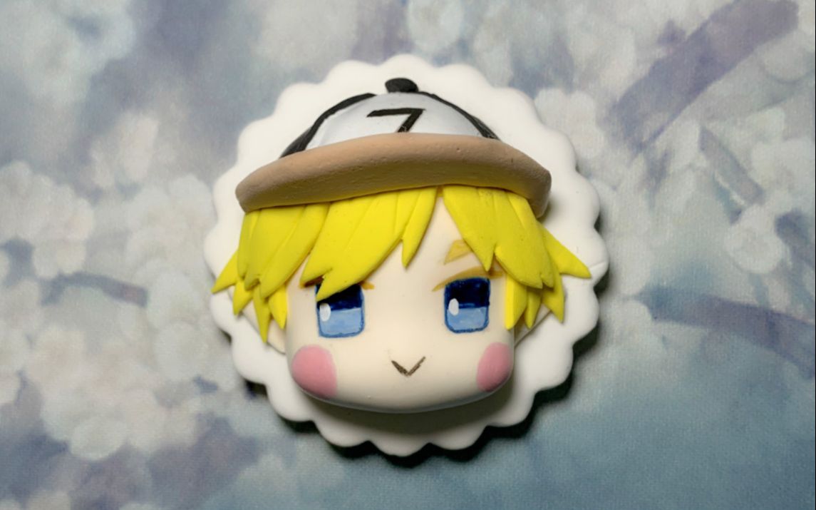 【沐沐】凹凸世界金 冰箱贴 超轻粘土过程视频