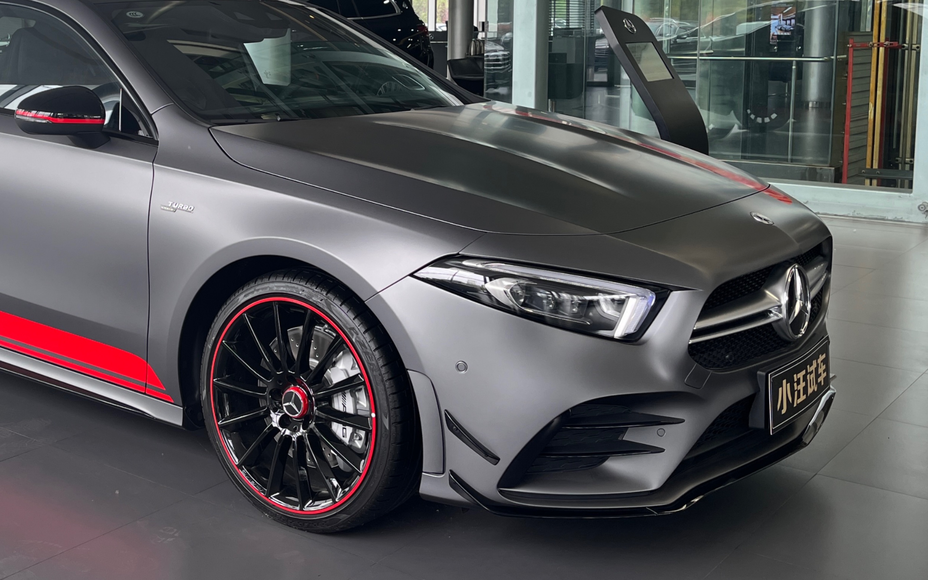 【沉浸式试车】22款 奔驰amg a35 l 4matic 炽夜特别版