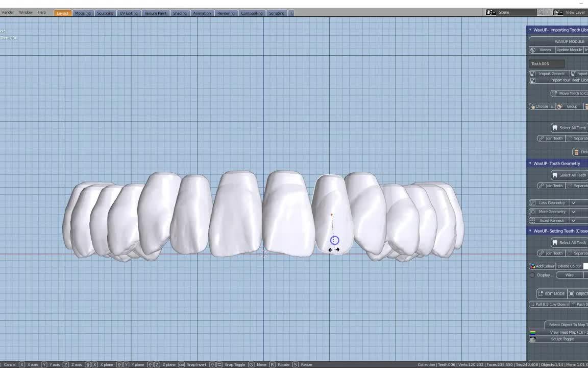 iBlender中文版插件dentisit 教程B4D 牙科模块Blender哔哩哔哩bilibili