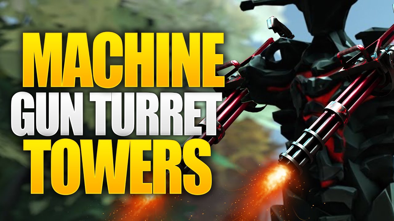 machine gun turret tower in 7.27 dota 2_哔哩哔哩_bilibili