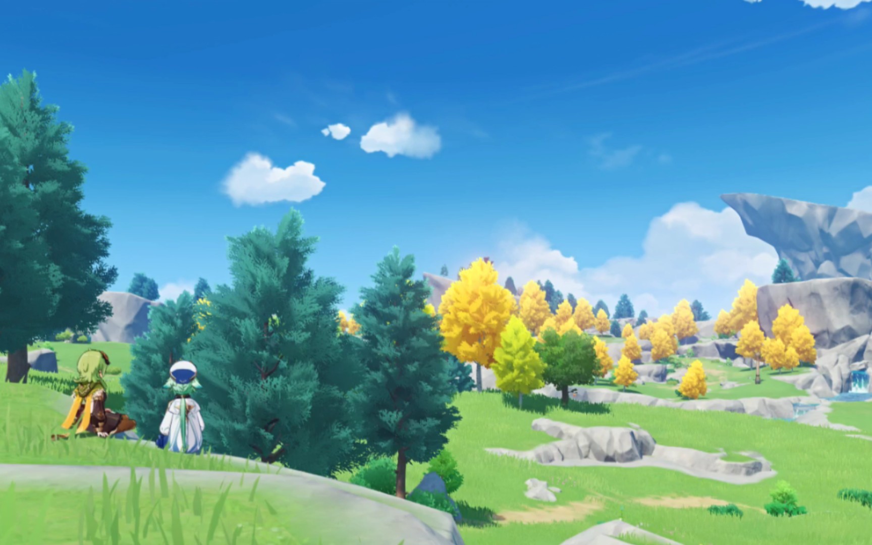 原神 风之痕 风之国 风花节 风花的呼吸 静谧的友谊