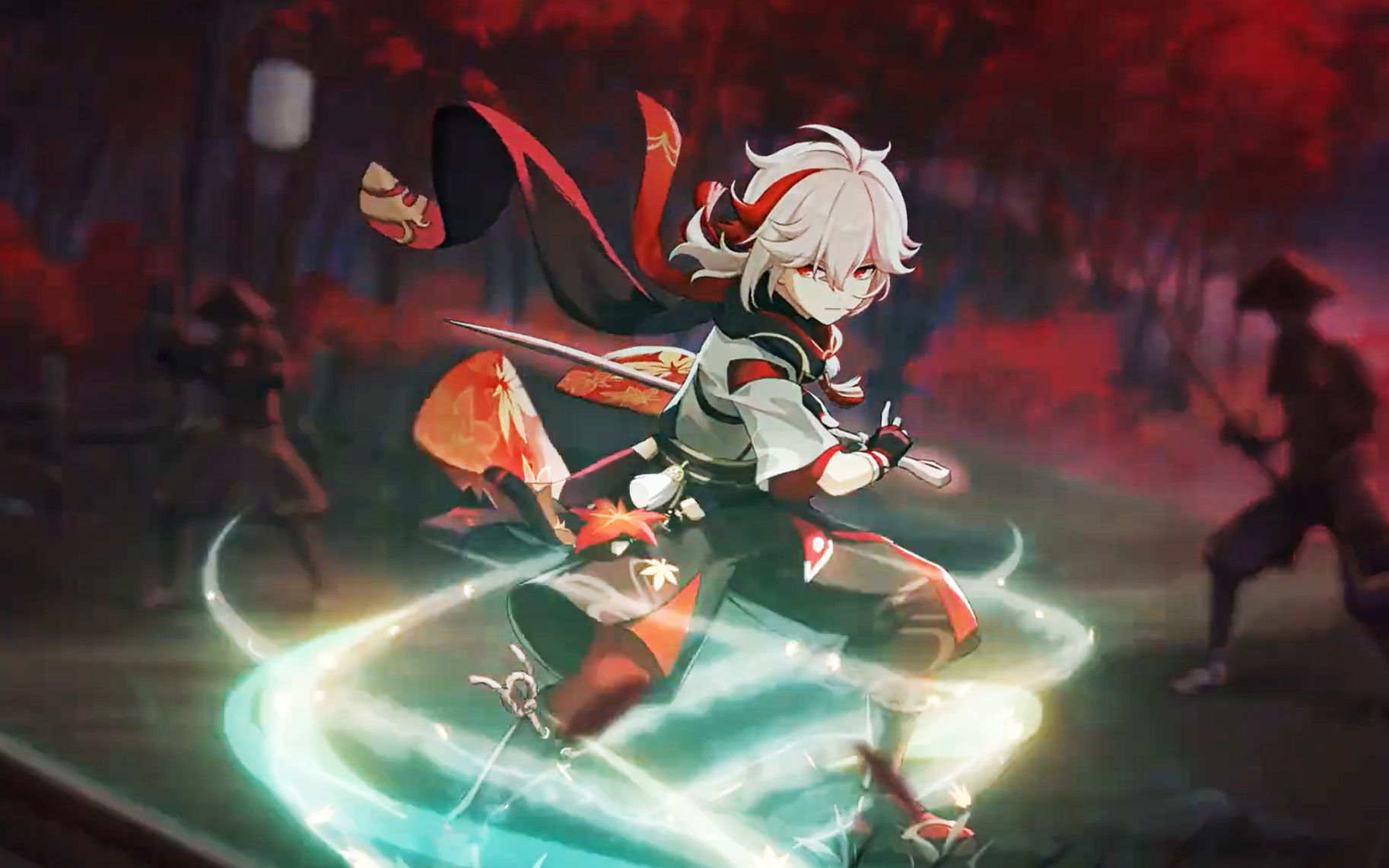 【英文配音】原神-枫原万叶-pv[月下风来]