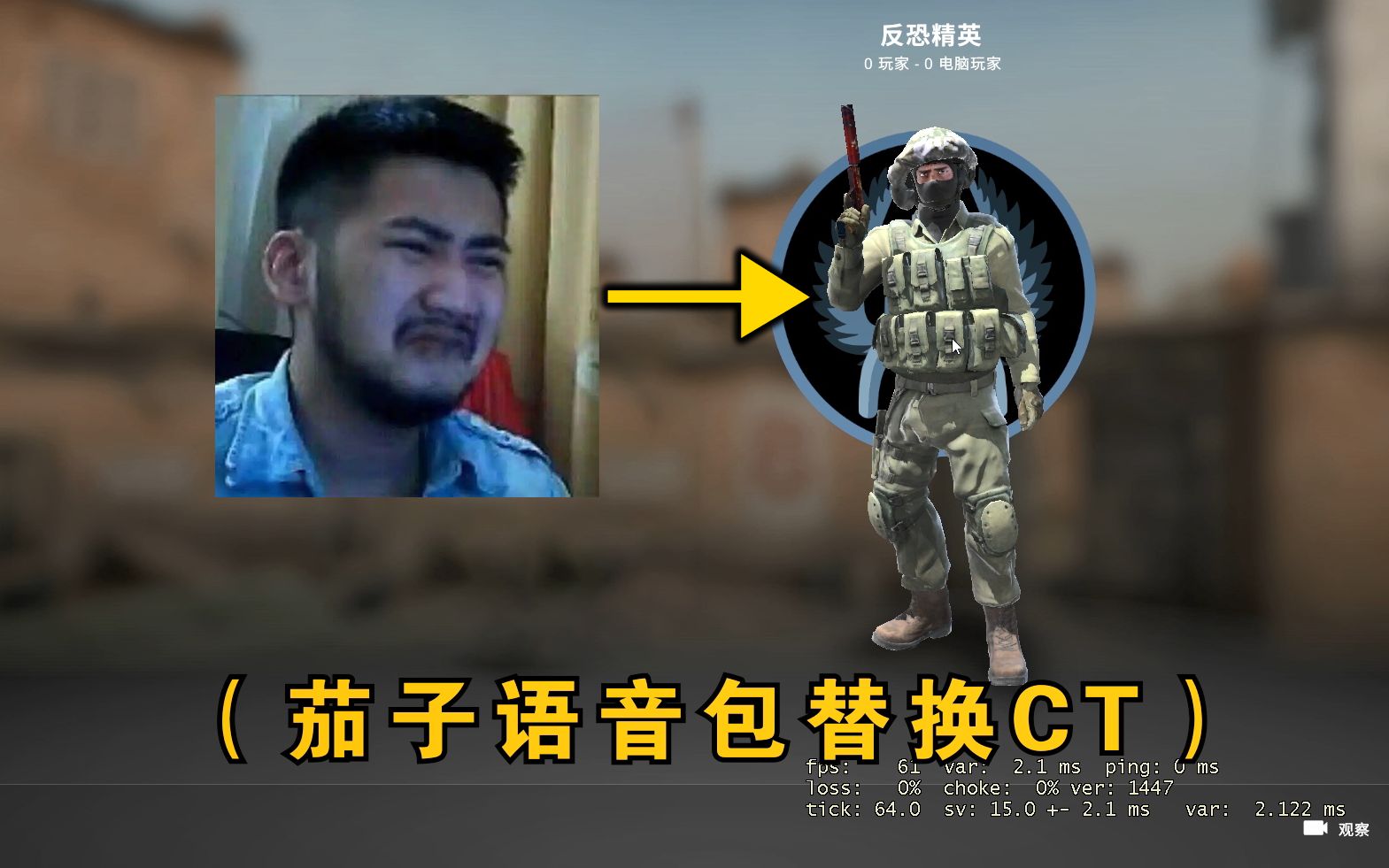 【CSGO旧版】单机版+茄子语音包+全皮肤解锁(下载在视频简介)哔哩哔哩bilibiliCSGO